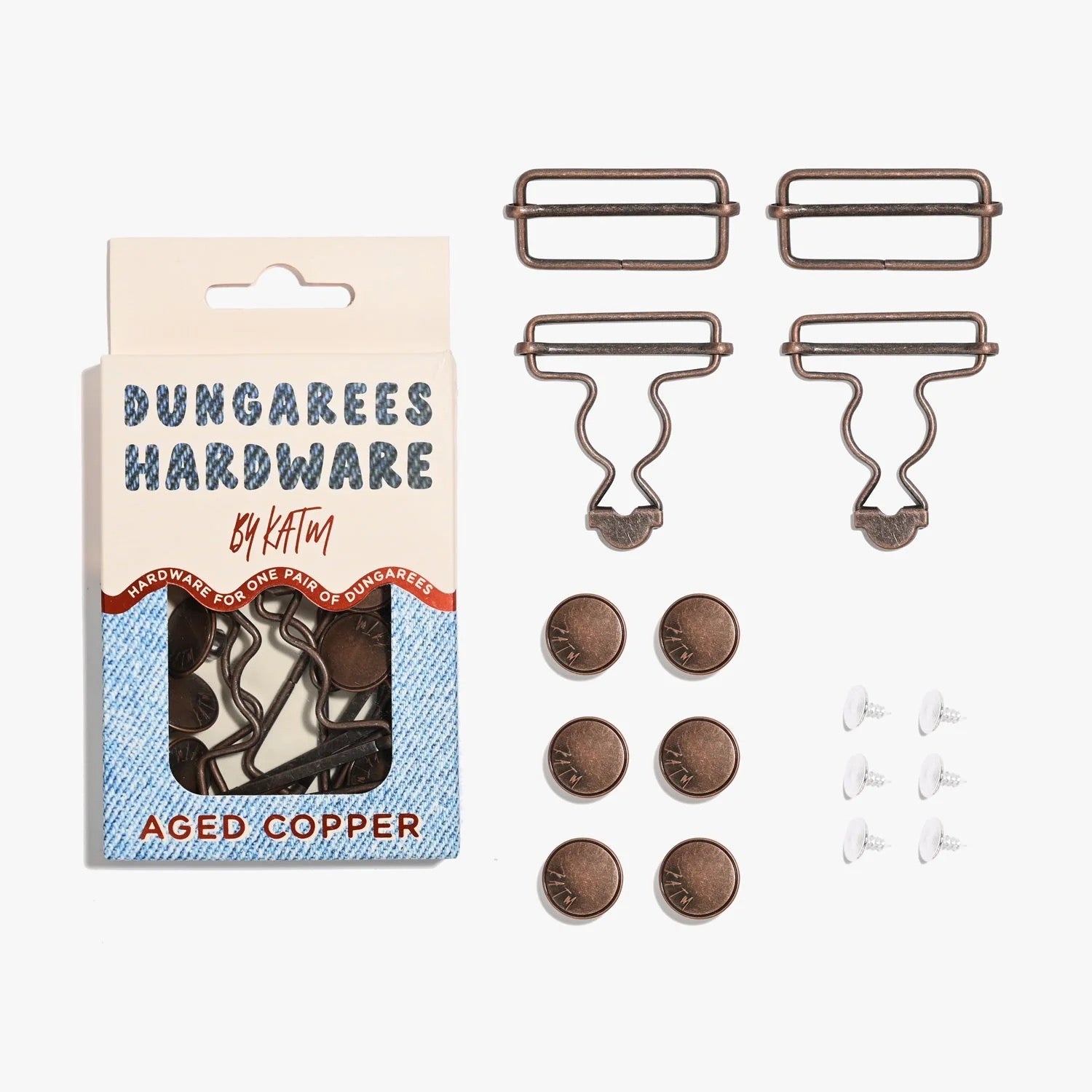 Dungaree Hardware Kit | Various colours