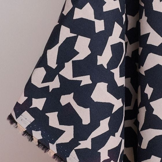 Ekko Deep Charcoal EcoVero Viscose