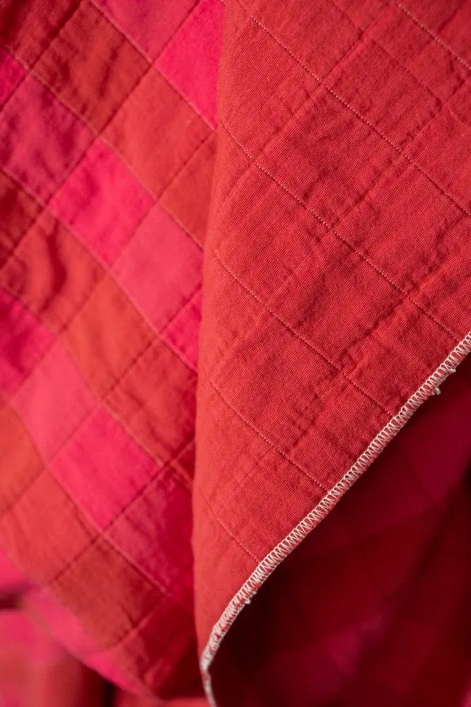 Polly Gingham Cotton Jacquard