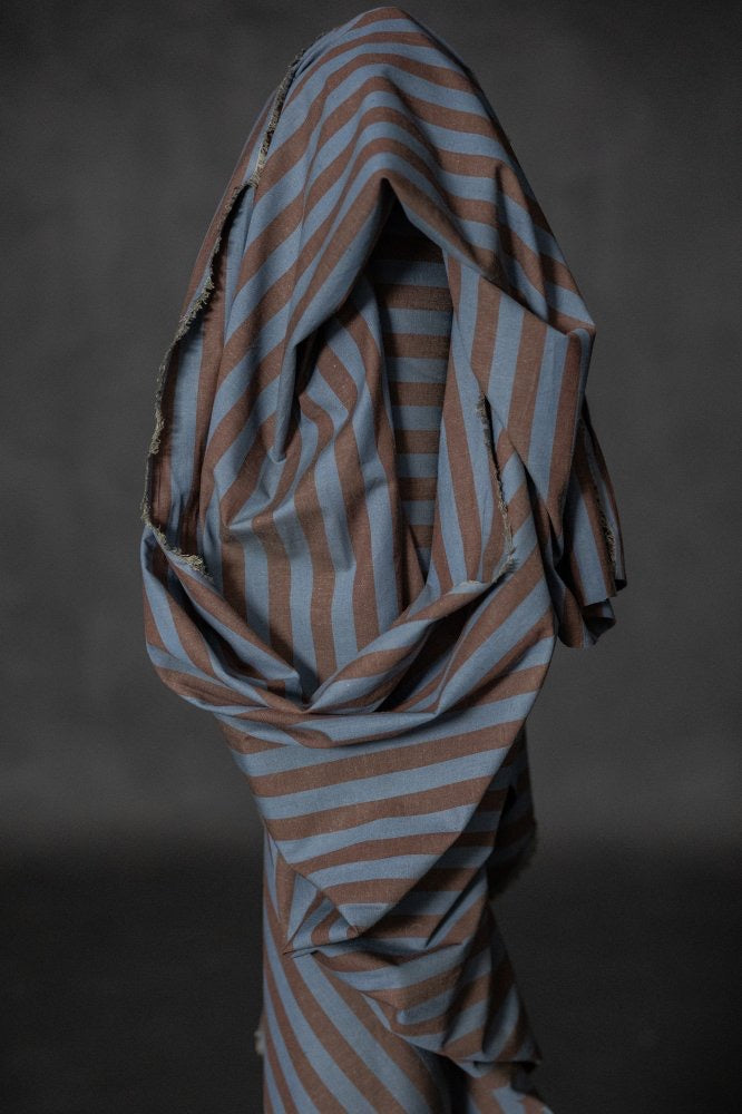 Workwear Organic Cotton/Linen Stripe