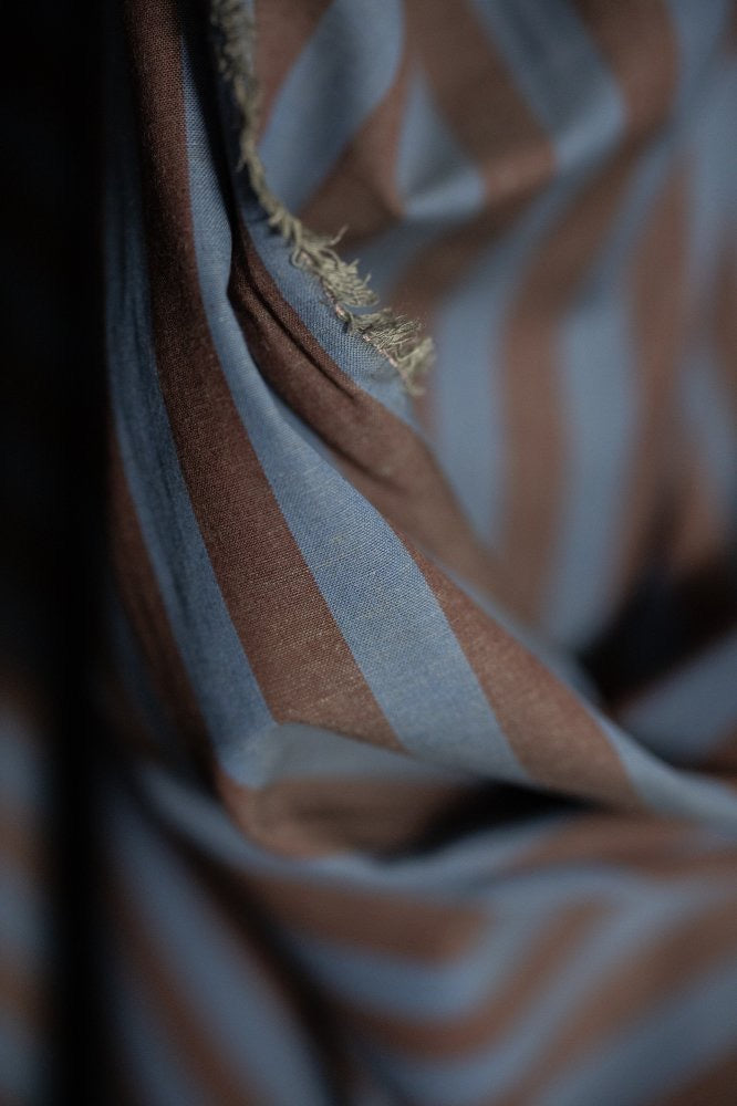 Workwear Organic Cotton/Linen Stripe