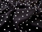 Vivian Black Viscose Crepe