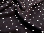 Vivian Black Viscose Crepe