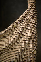 Black Semi Circle Indian Cotton