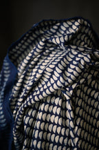 Indigo Semi Circle Indian Cotton