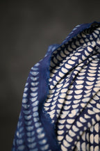 Indigo Semi Circle Indian Cotton