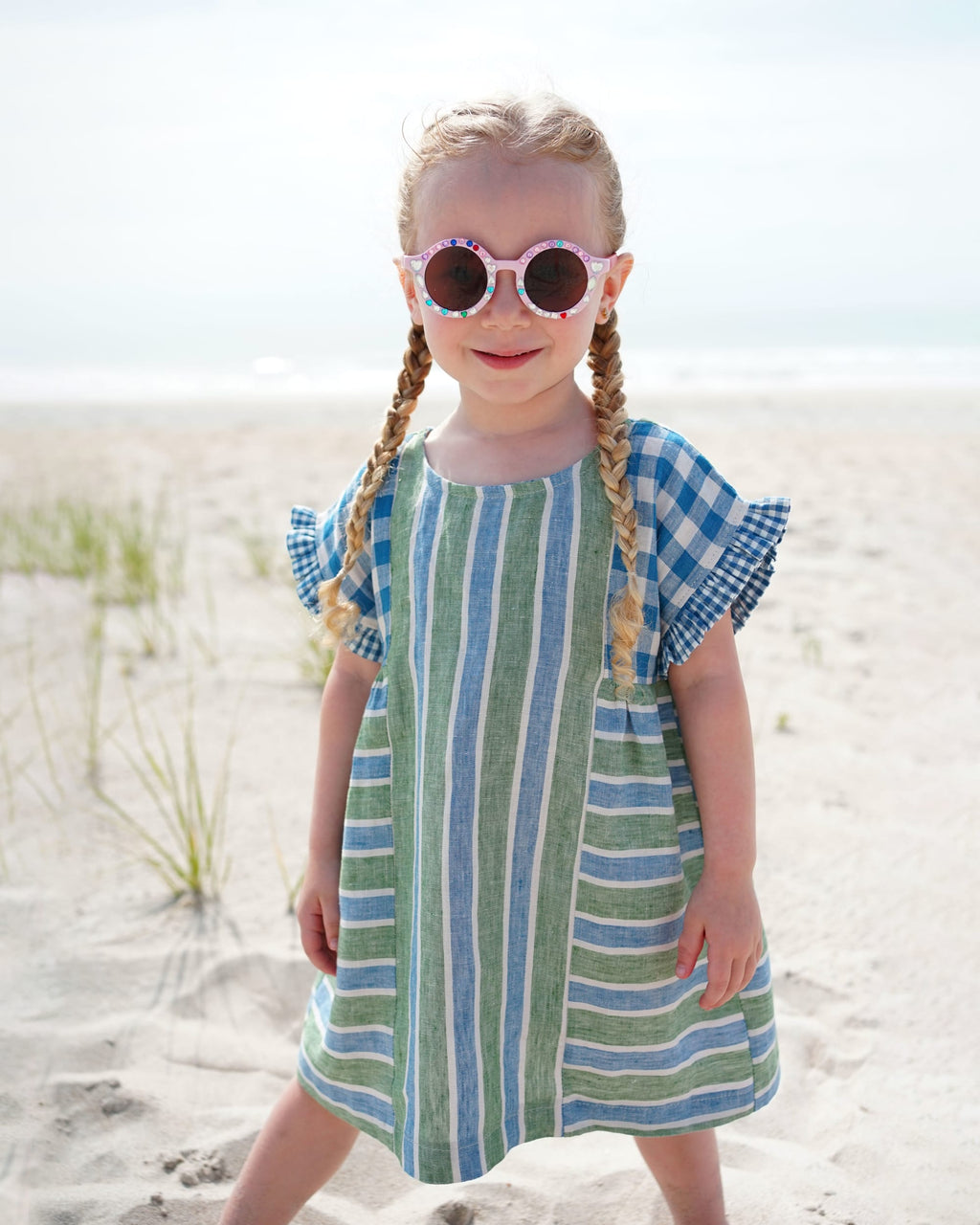 Kids Collage Gather Dress