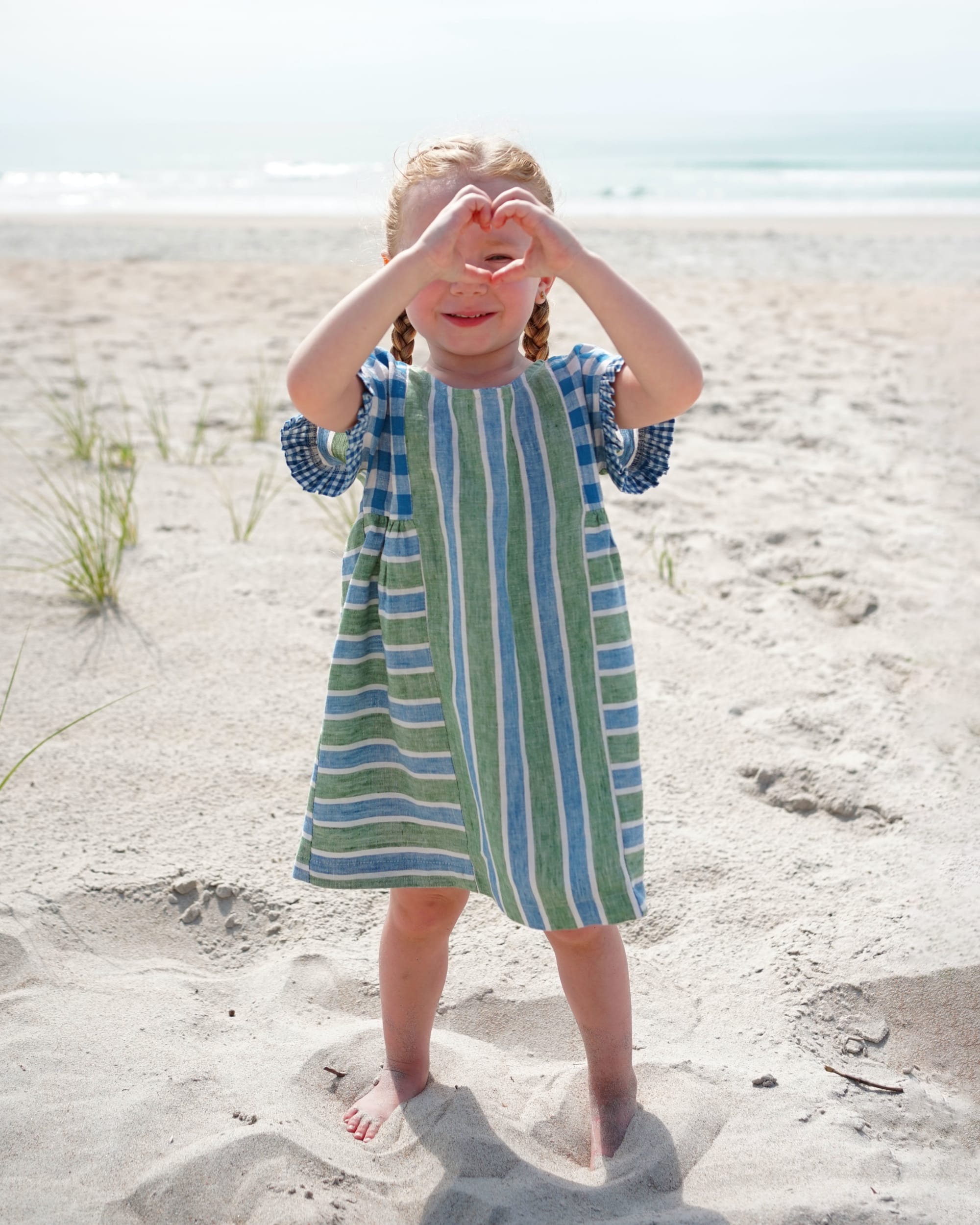 Kids Collage Gather Dress