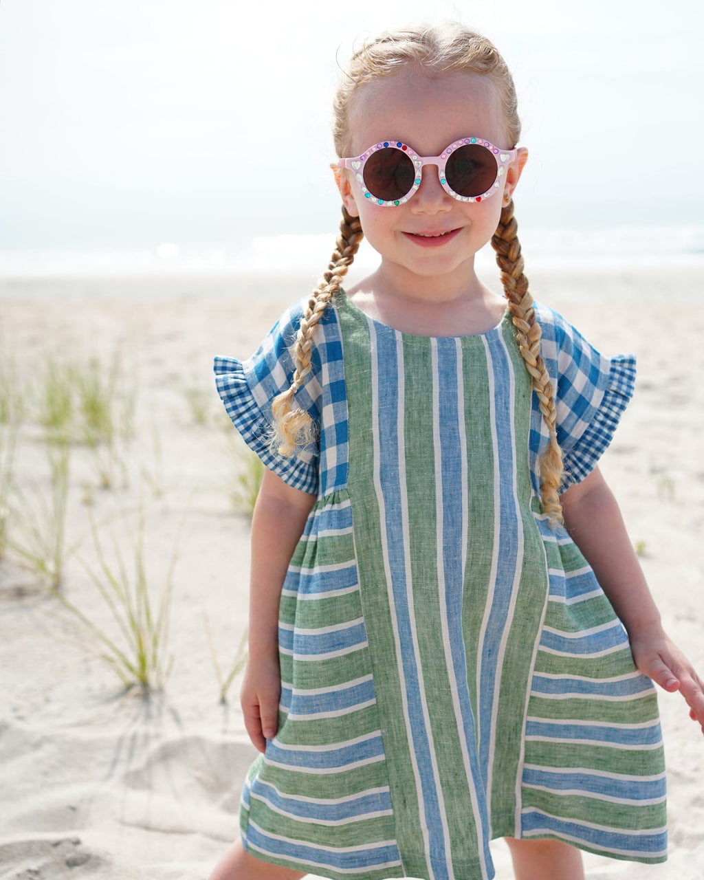 Kids Collage Gather Dress