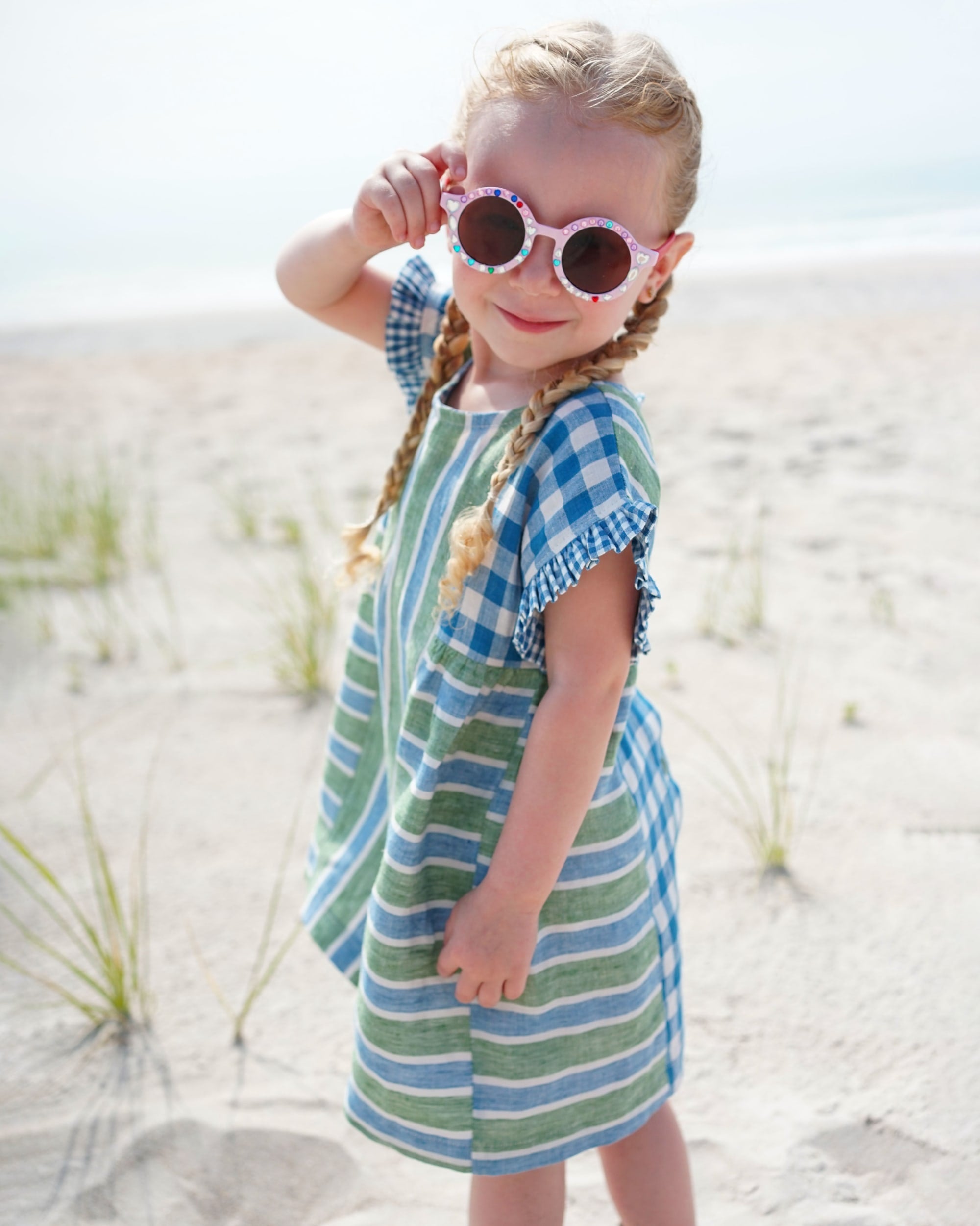 Kids Collage Gather Dress