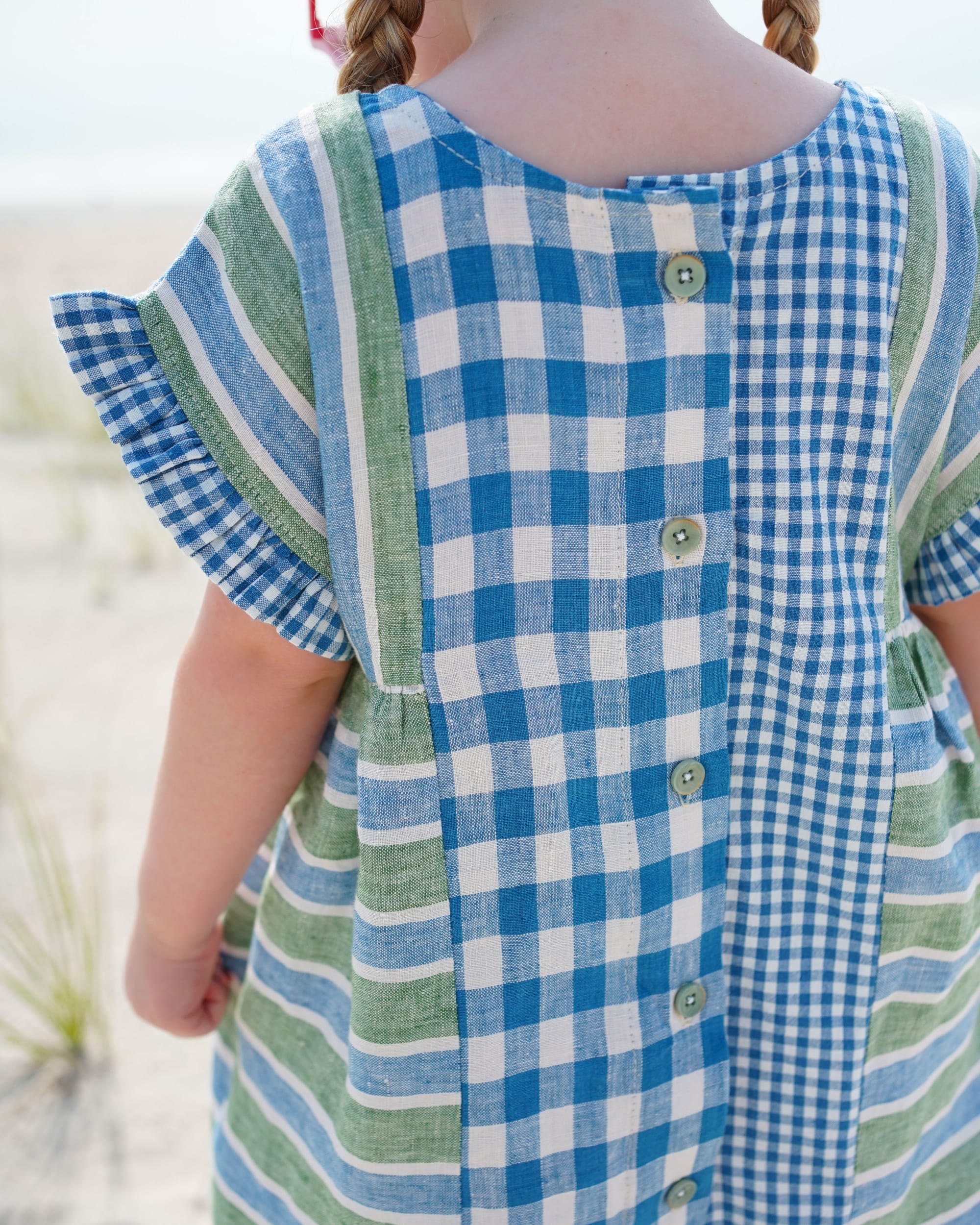 Kids Collage Gather Dress