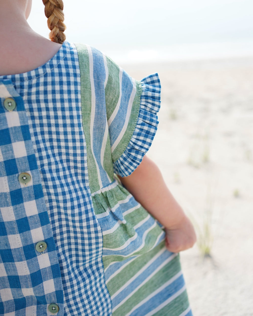 Kids Collage Gather Dress