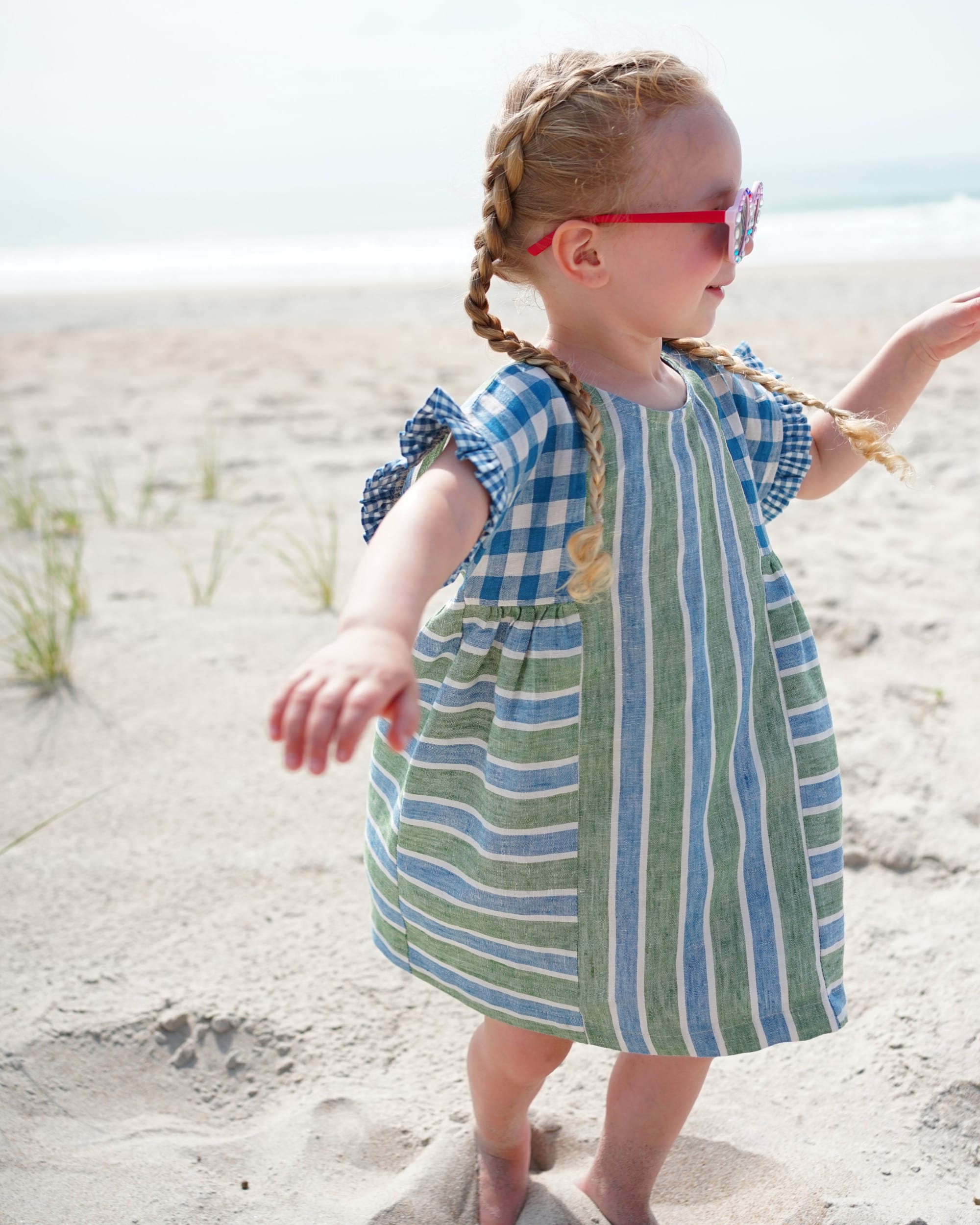 Kids Collage Gather Dress