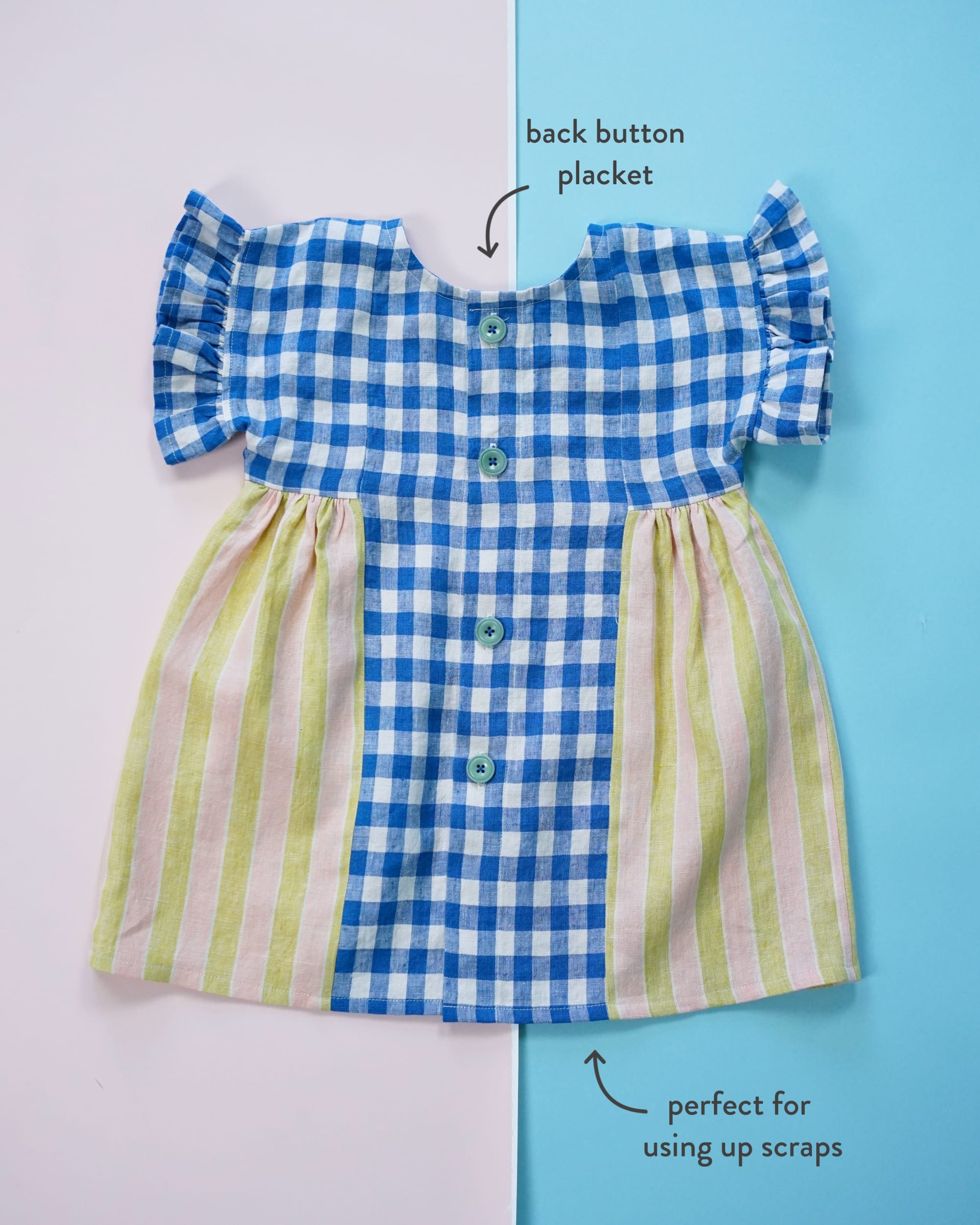 Kids Collage Gather Dress