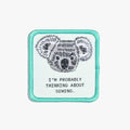 'I'm Probably Thinking About Sewing/Koala' Iron On Patch