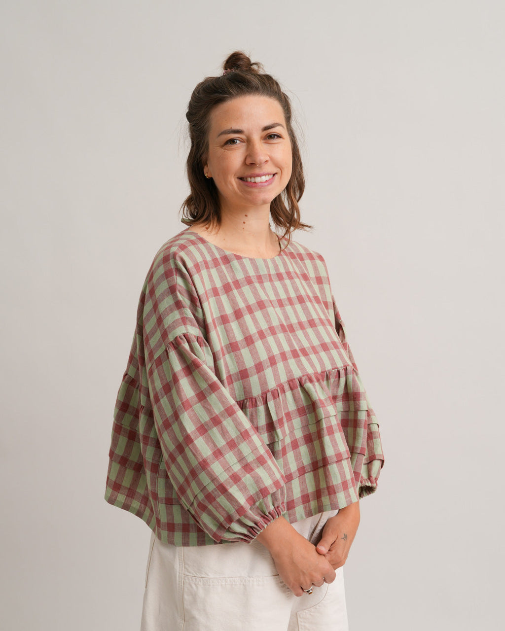 Pintuck Poet Blouse