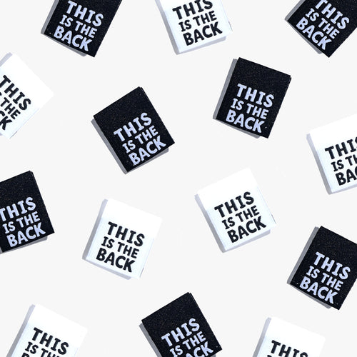 'This is the back' Label Pack