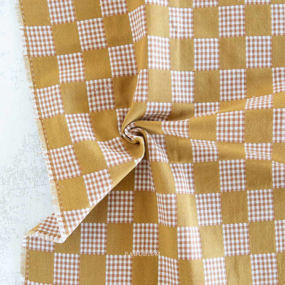 Olive Checkmate Double Cloth