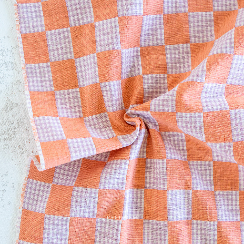 Sunset Checkmate Double Cloth