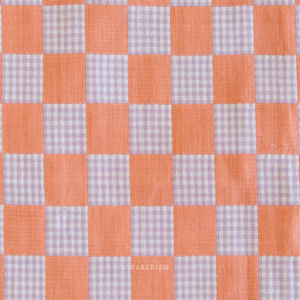 Sunset Checkmate Double Cloth