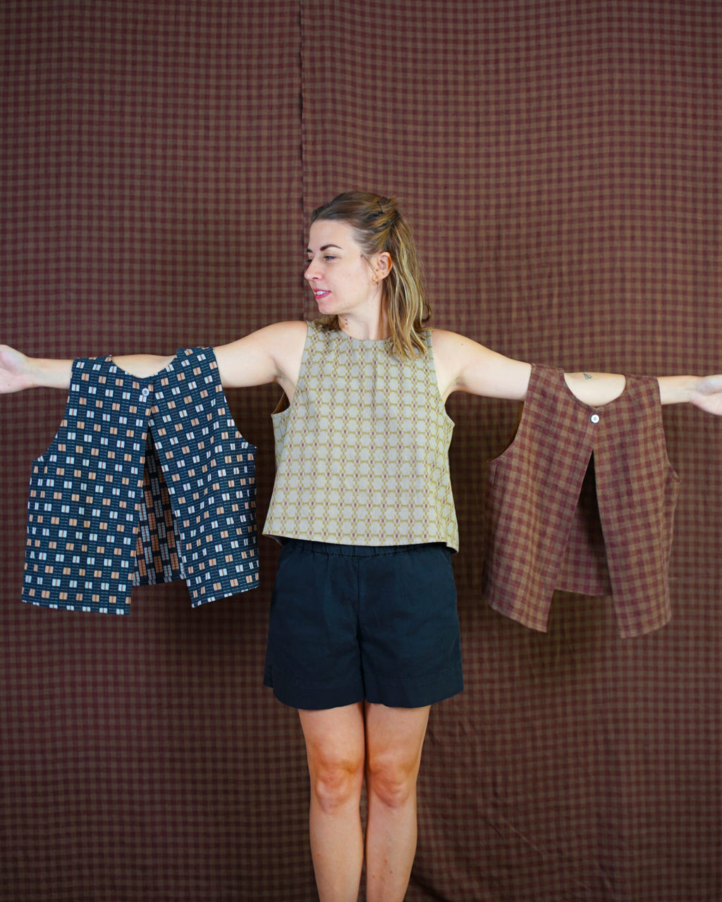 Open Back Smock Top