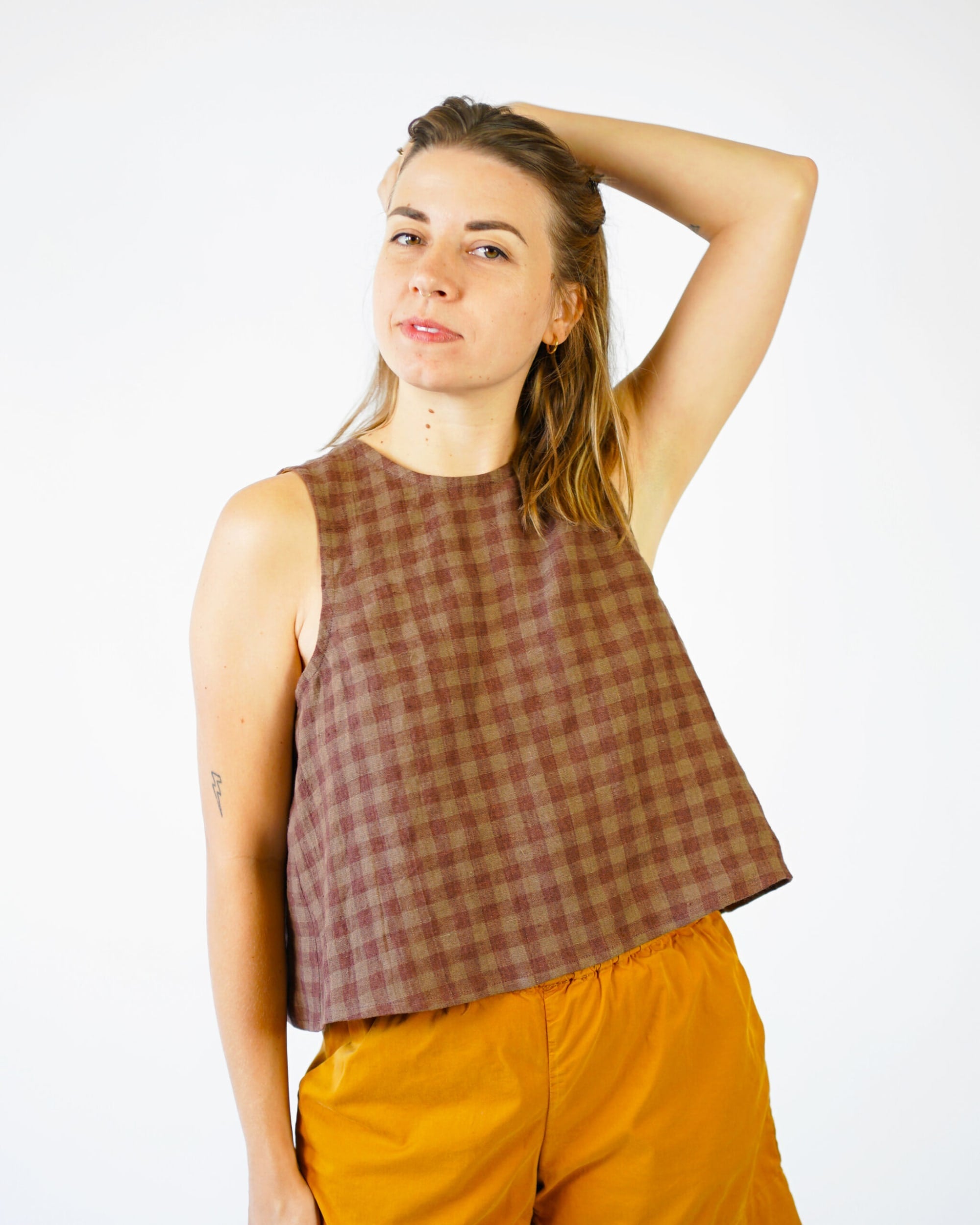 Open Back Smock Top