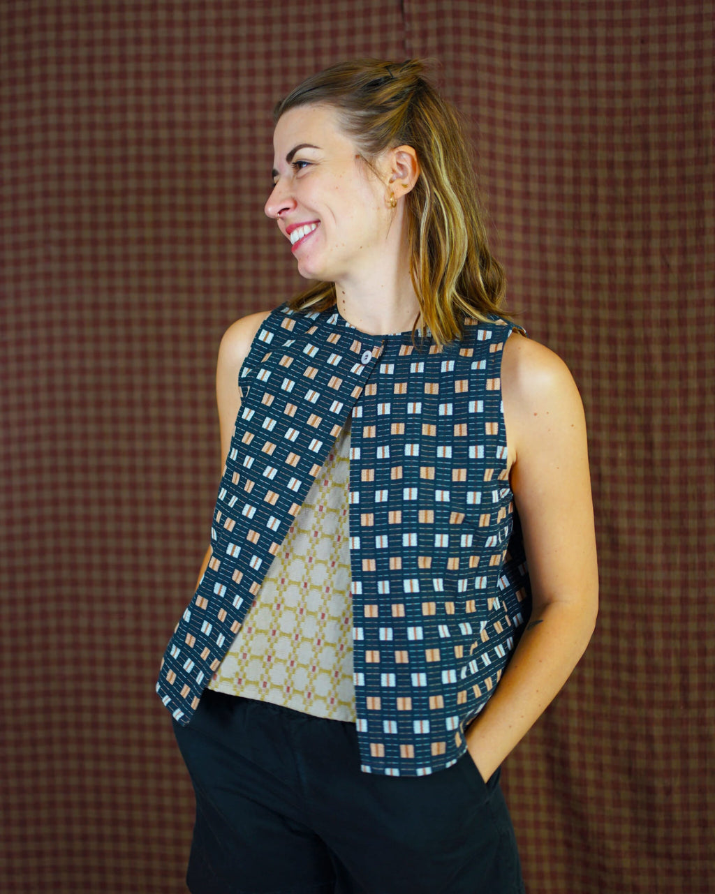 Open Back Smock Top