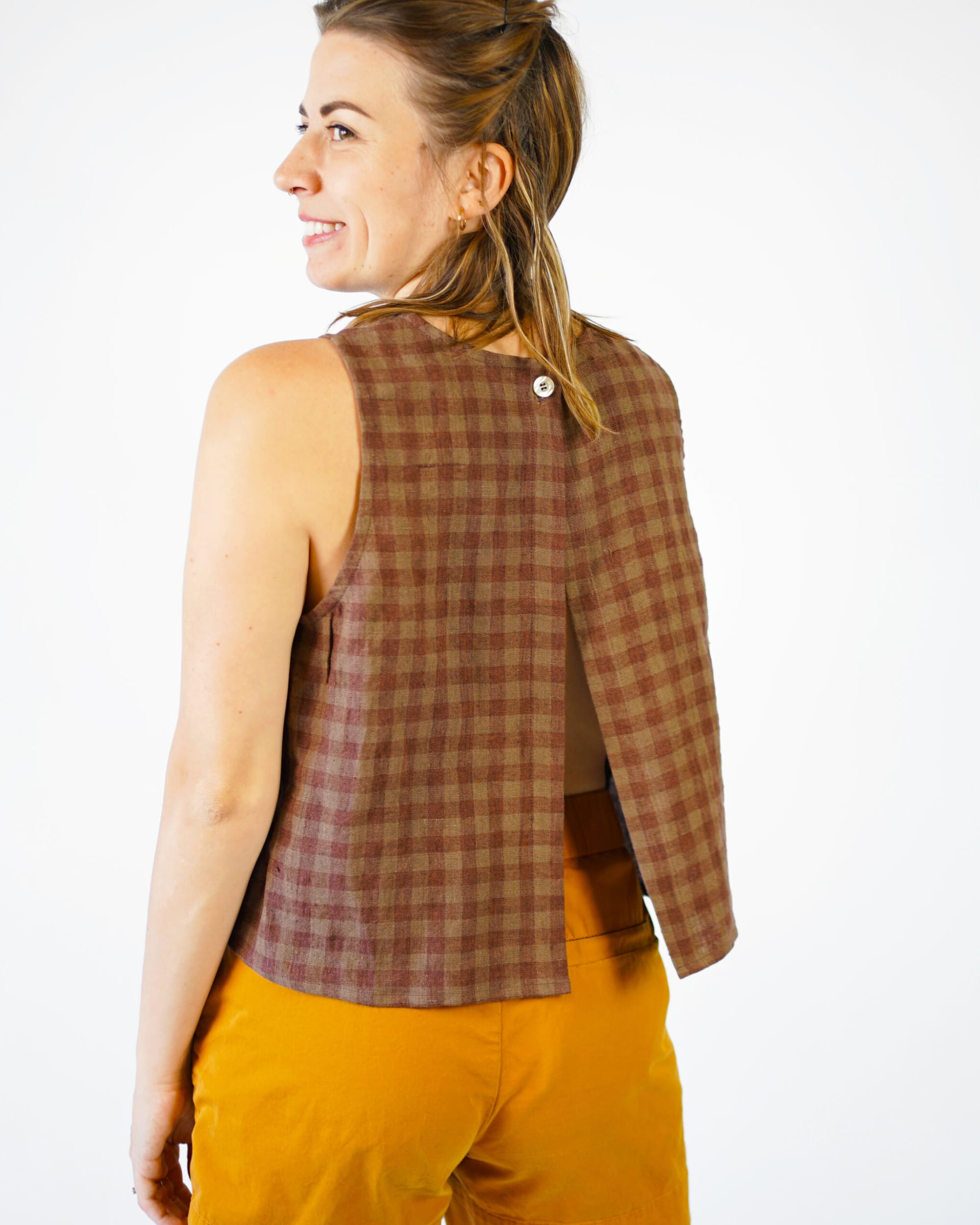 Open Back Smock Top