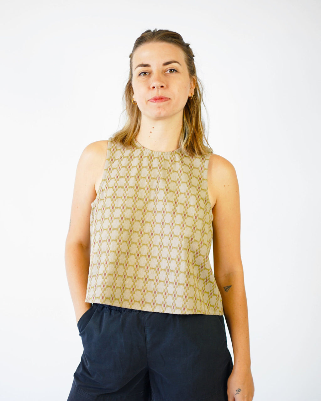 Open Back Smock Top