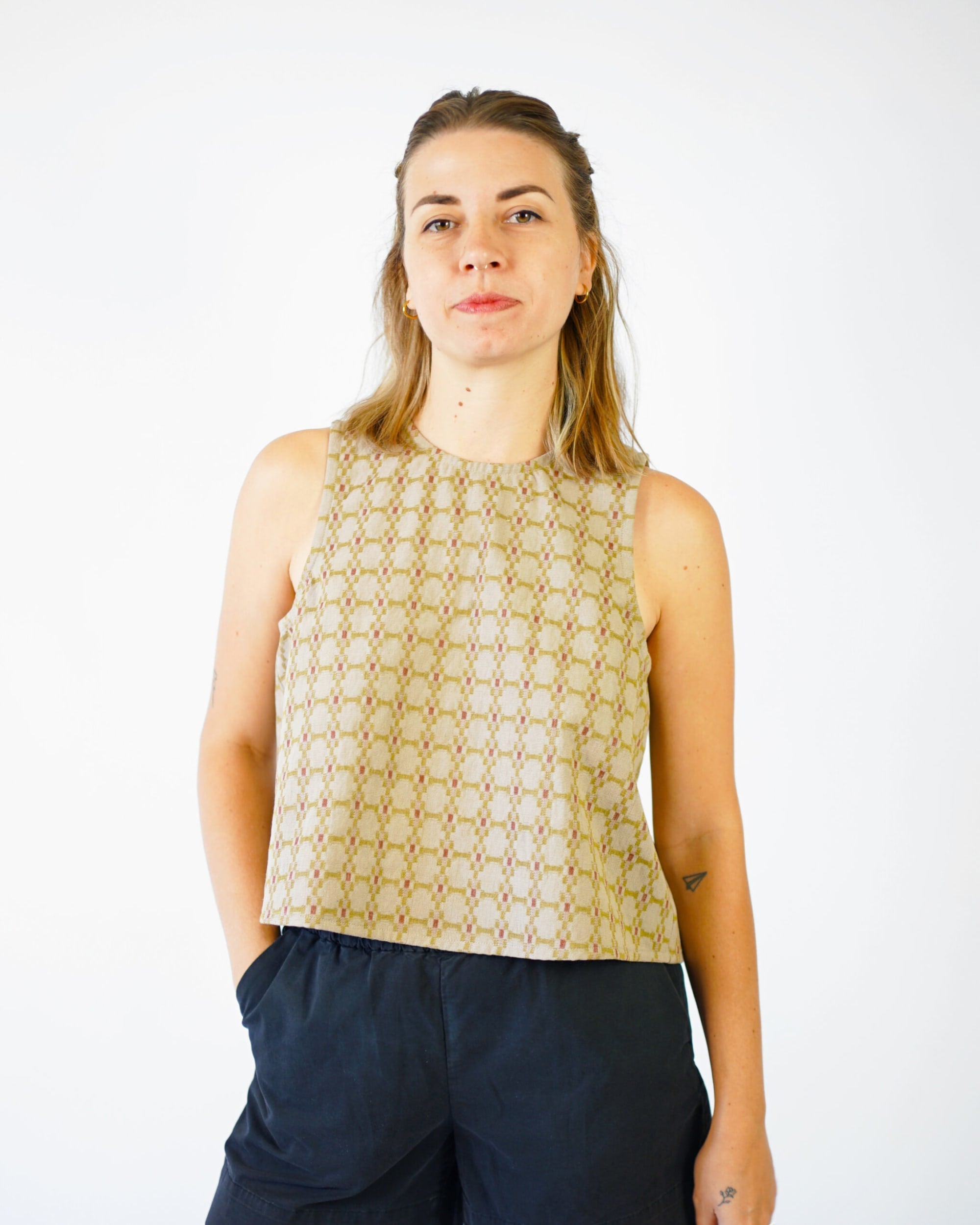 Open Back Smock Top