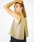 Open Back Smock Top