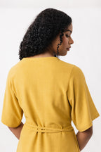 AARIA mini wrap dress
