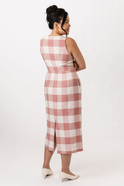 ASTERI button down dress & vest