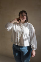 Blouse plissée Henriette