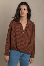 Chemise croisée Jane