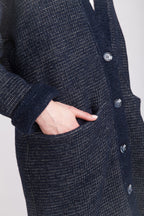 Cardigan with in-seam pockets sewing pattern