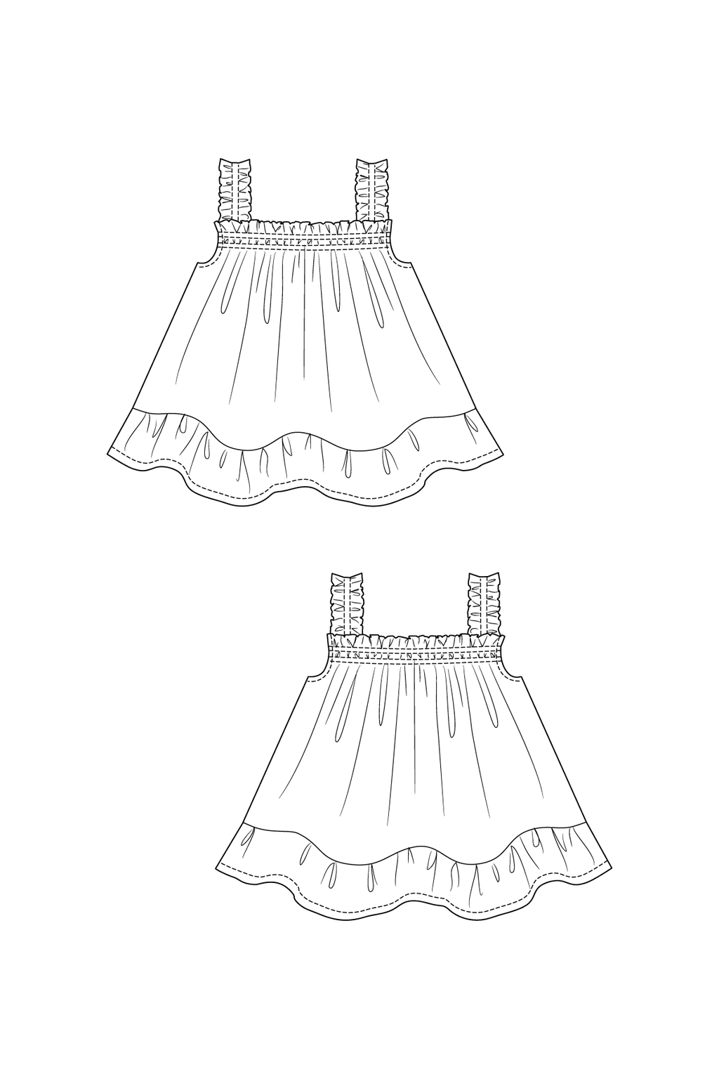 ILMA smock dress & top