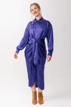 ILTA ruched shirt dress
