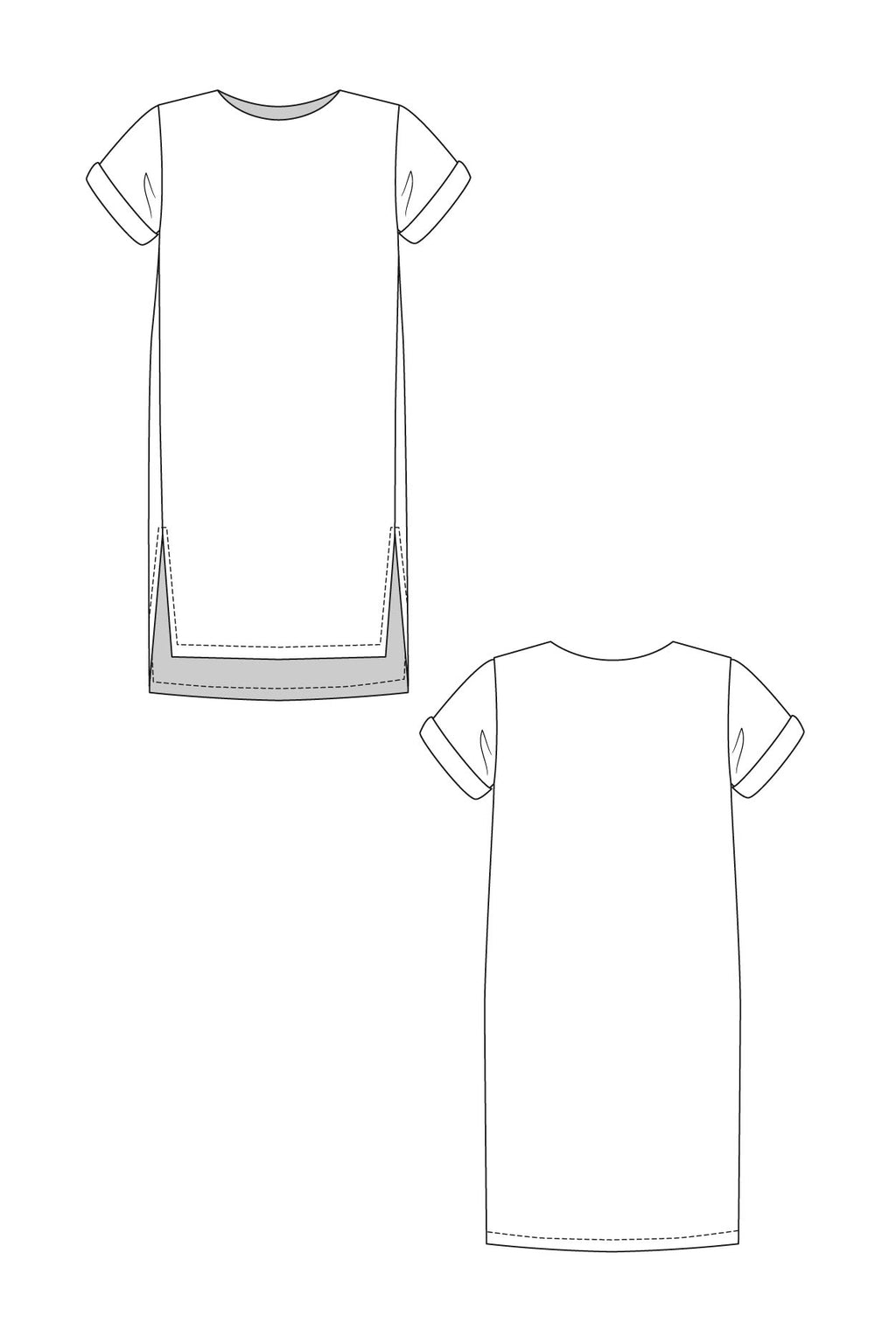 INARI dress & crop tee