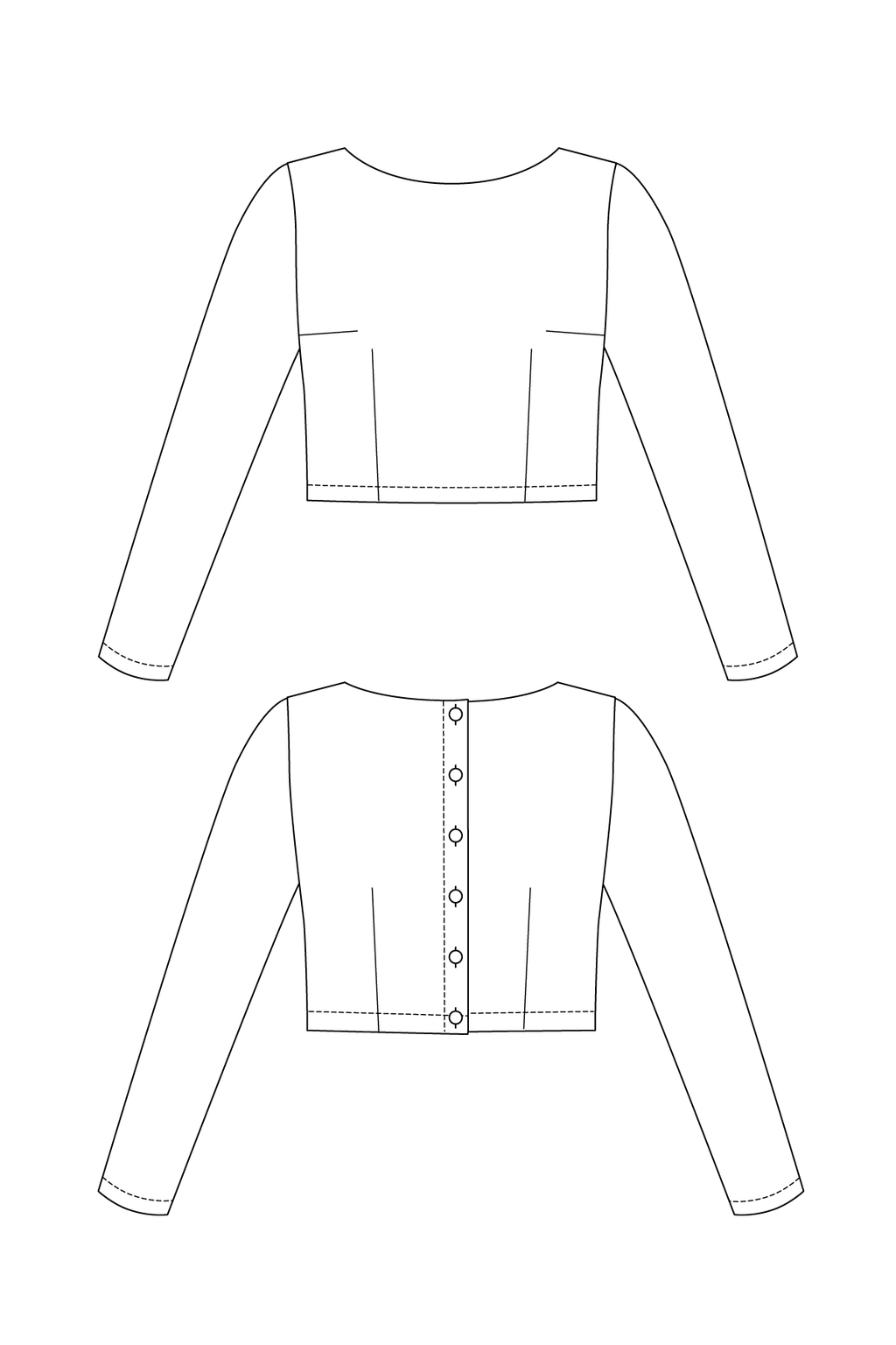 KANERVA button-back tee