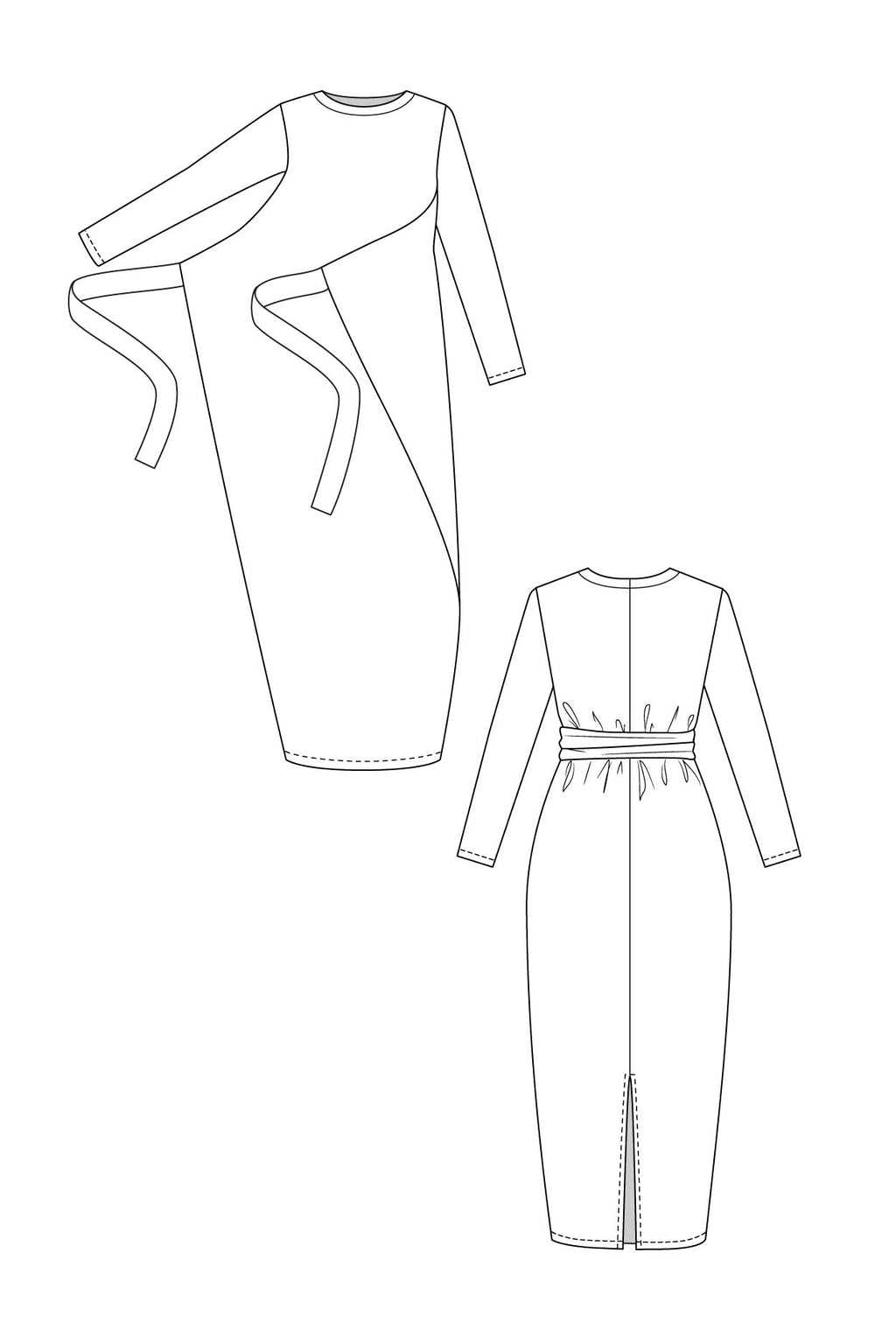 KIELO wrap dress & jumpsuit