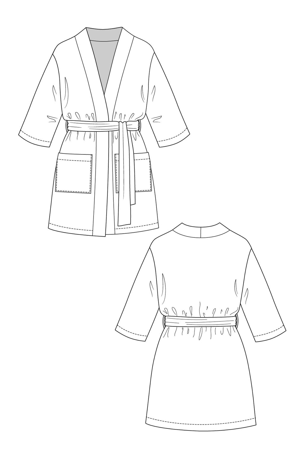 LAHJA unisex dressing gown
