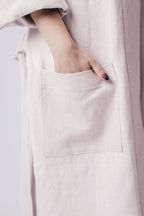 Dressing gown with patch pockets sewing pattern
