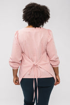 Wrap blouse sewing pattern