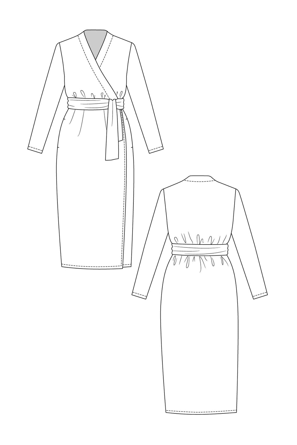 OLIVIA wrap dress