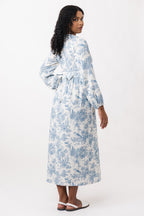 OODI gathered midi dress