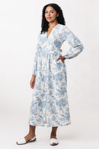 OODI gathered midi dress