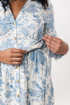 OODI gathered midi dress