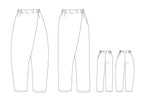 Pantalon asymétrique Elvis