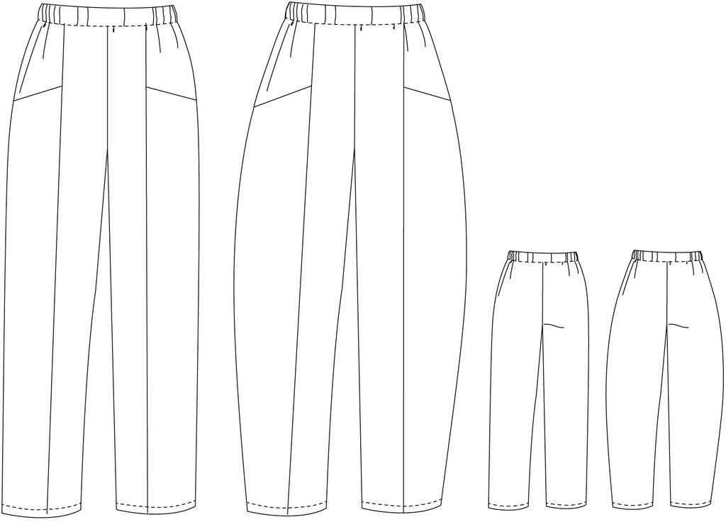 Pantalon barrel Emile